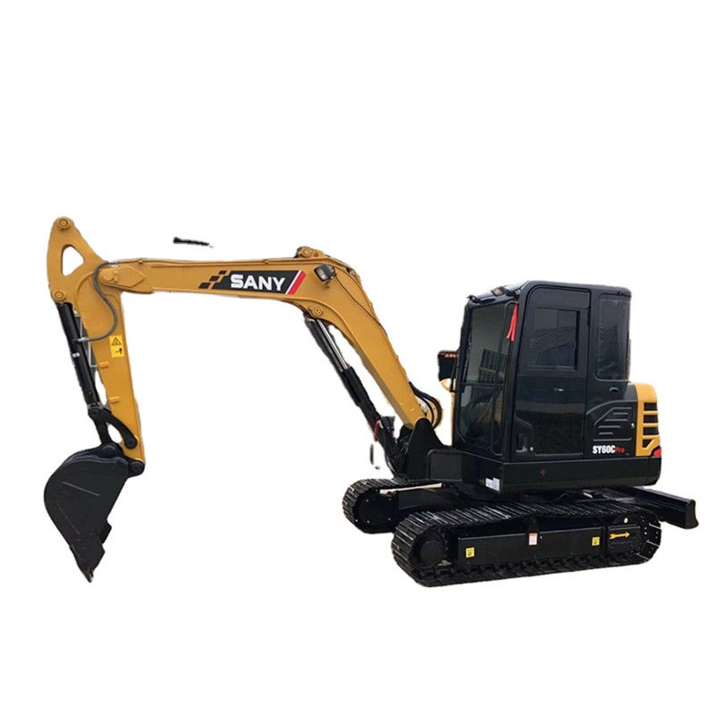 Verwendeter Mini Crawler Hydraulic Excavator Sany SY60C Pro6 Ton Backhoe Excavator