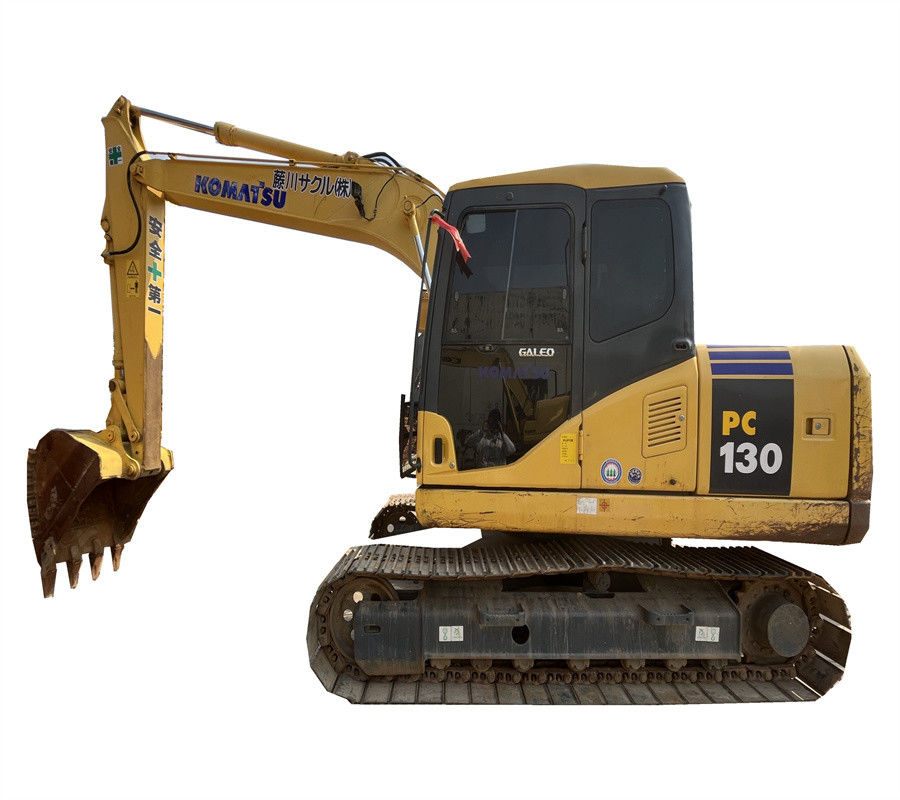 Benutzter 13 Löffelbagger-Bagger Ton Hydraulic Mini Crawler Excavators KOMATSU PC130-7
