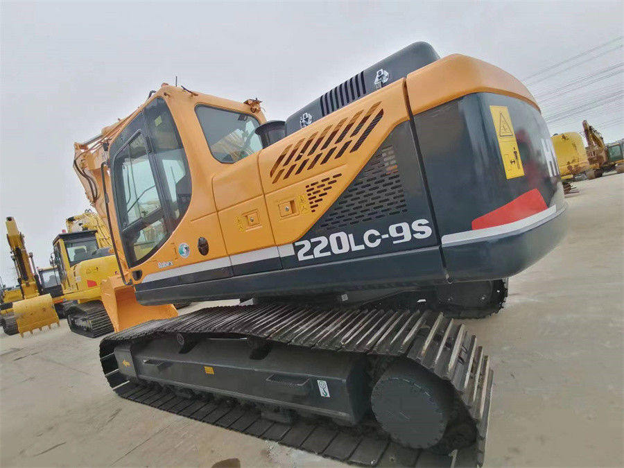 Korea benutzte Arbeitsgewicht Hyundai-Bagger-220lc-9s 22 Tonnen Kettenbagger-