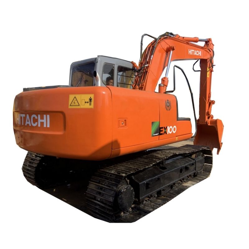 Benutzter Handhydraulikbagger Hitachi-Bagger-EX100 5 Midi zweite 10 Tonne