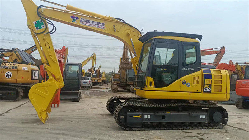 13 Raupen-mittlerer Bagger Ton Used Japan Excavator Second-Hand-KOMATSU PC130