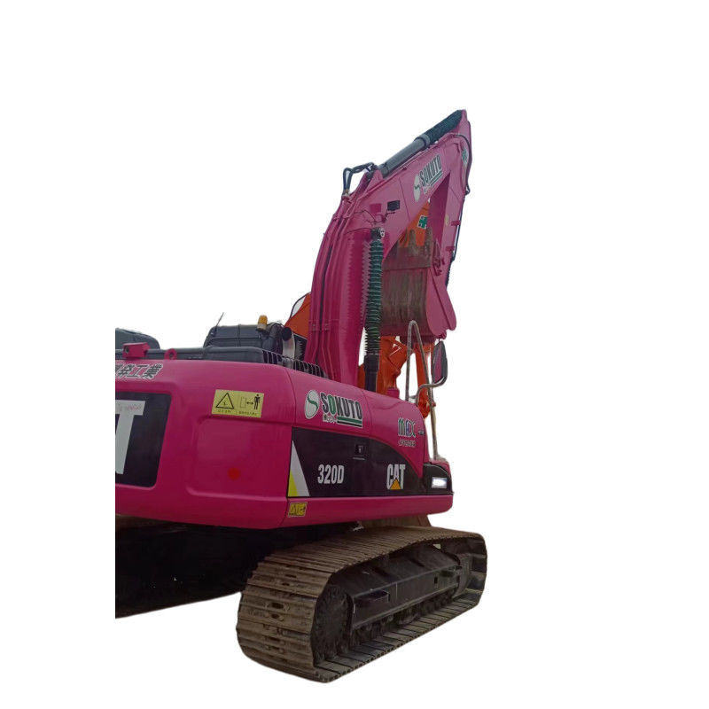 Raupe verwendetes Bagger-Erdbewegenmaschinerie-Rosa Caterpillar CAT 320D 320 320C 320D