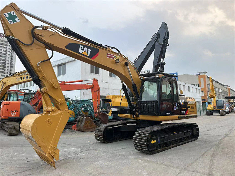 23 Ton Used Cat Crawler Excavator 323D benutzten Caterpillar 320 Bagger 323 325 330