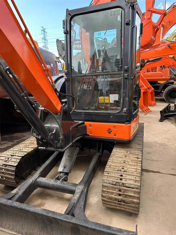 Verwendete rote Farbe Hitachis Zx55 Mini Crawler Excavator Weight 5tons