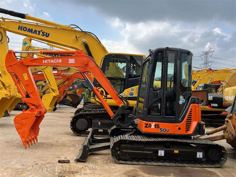 Gebrauchtes Hitachi ZX50U Minibagger Gebrauchtes 5 Tonnen Hitachi ZX50 Minibagger