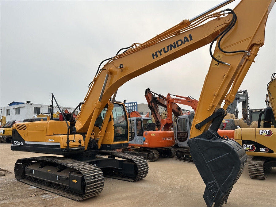 Original Hyundai 220 Bagger Hydraulischer Crawler produziert in Korea R220lc 9s