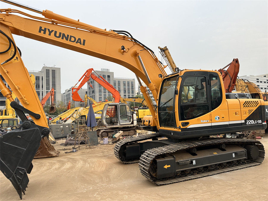 Original Hyundai 220 Bagger Hydraulischer Crawler produziert in Korea R220lc 9s