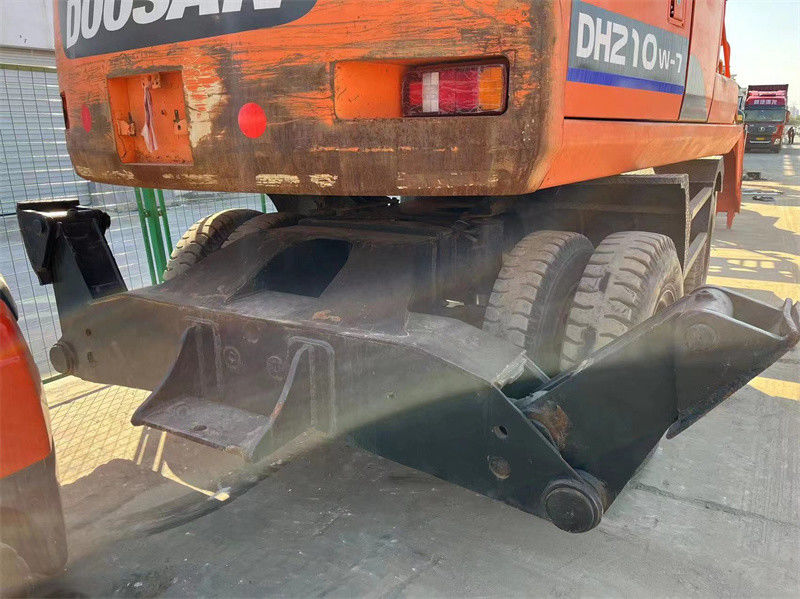 Original verwendet Doosan DH210W Radbagger verwendet Doosan 21 Tonnen Radbagger