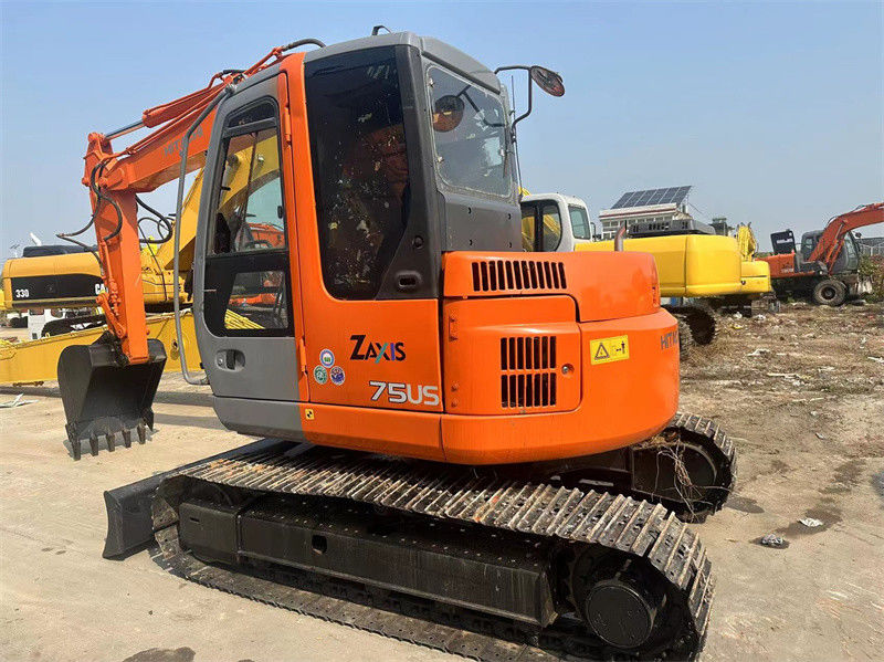 Gebrauchtes Hitachi ZX75US Minibagger Gebrauchtes 7,5-Tonnen-Hitachi ZX75 Minibagger Digger