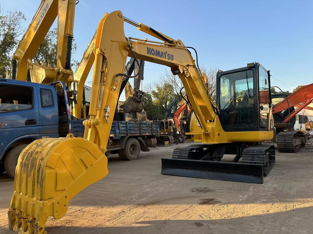 Komatsu PC56-7 Gebrauchtes Minibagger 5 Tonnen Komatsu Bagger in gutem Zustand