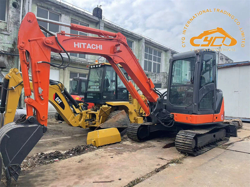 Gebrauchtes Hitachi ZX60USB Minibagger Gebrauchtes 6 Tonnen Hitachi ZX60 Crawler Bagger