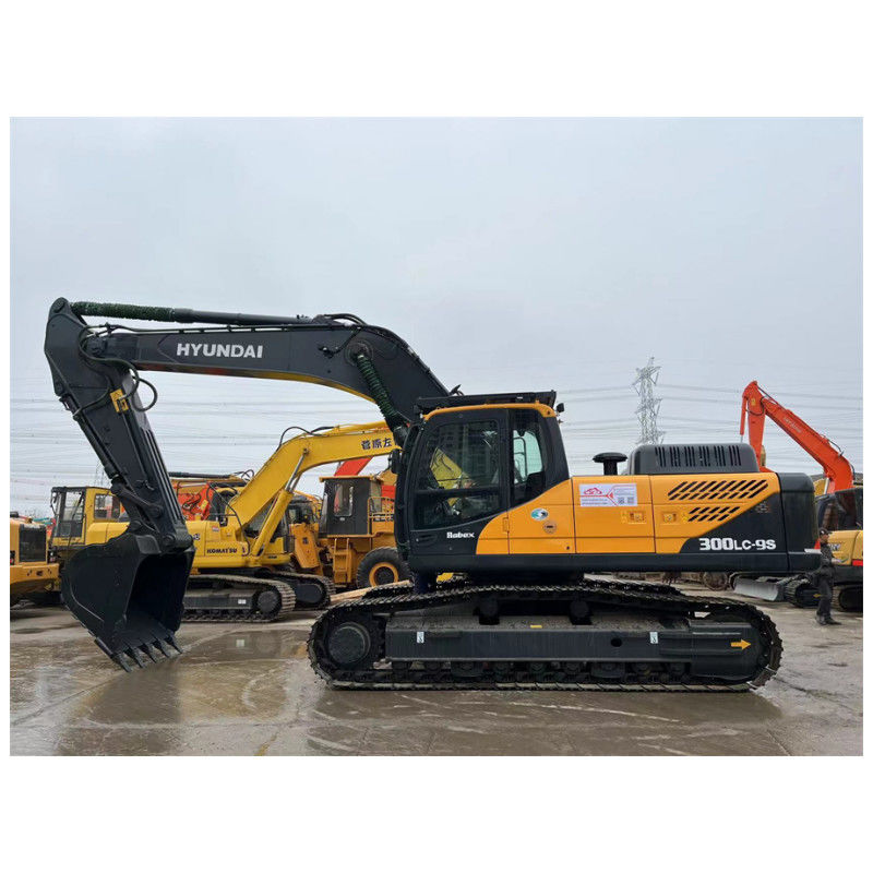 Hyundai R300LC-9S Gebraucht-Hydraulische Bagger für den Bau Bergbau Gewicht 30 Tonnen