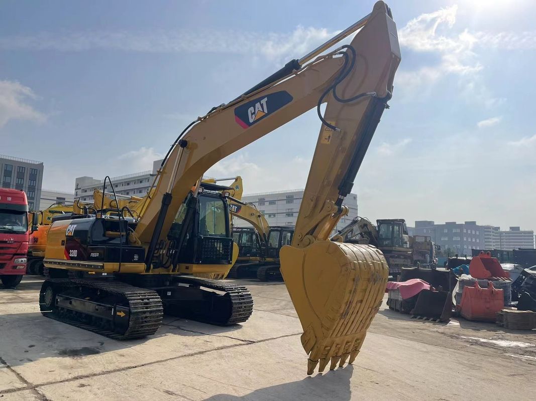 Gebrauchtes Caterpillar 320D Bagger mit Spritze 3066 Motor 20 Tonnen Mittleres CAT 320 Bagger