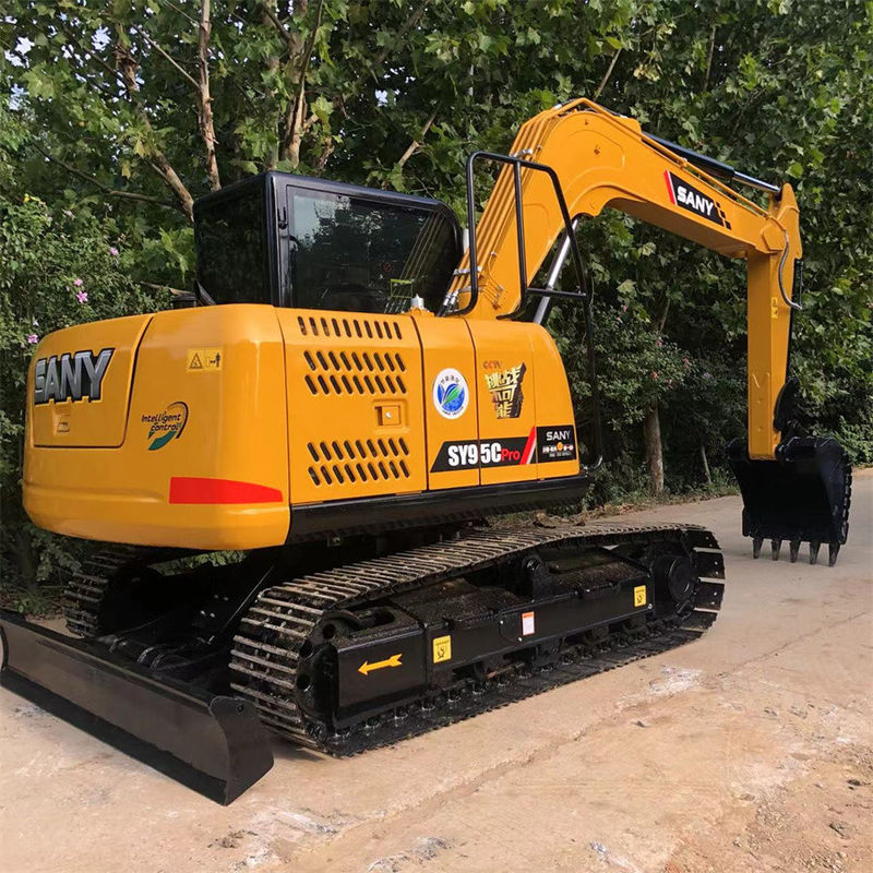 Chinesische Marke SANY SY95C Gebraucht hydraulischer Bagger Gewicht 9 Tonnen Stufe 3 mit Klinge