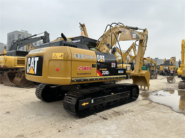Crawler bewegliche Art Gebraucht Caterpillar Bagger 320D2 für Ihre Baubedarf