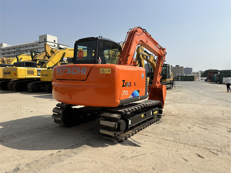 Gebrauchtes Hitachi ZX70 Minibagger mit Gummibahn 7 Tonnen Bergwerksbagger
