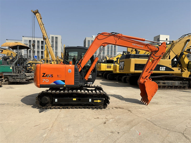 Gebrauchtes Hitachi ZX70 Minibagger mit Gummibahn 7 Tonnen Bergwerksbagger