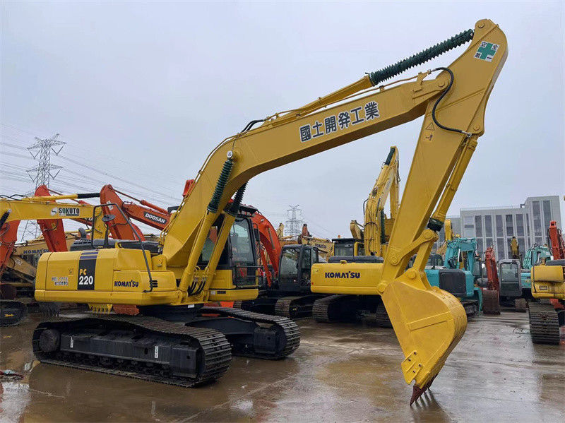 Komatsu PC220-8 Gebraucht Japan Bagger Hochleistungs-Hydraulischer Bagger mit mittlerer Größe