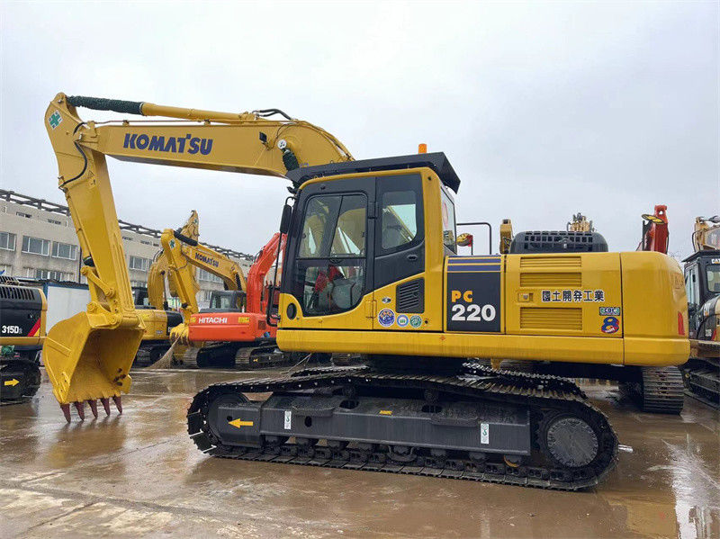 Komatsu PC220-8 Gebraucht Japan Bagger Hochleistungs-Hydraulischer Bagger mit mittlerer Größe