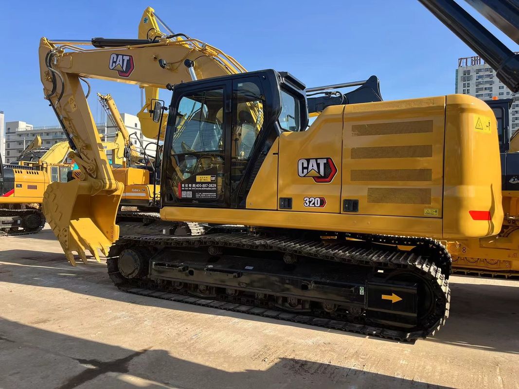 Sechszylinder Original Cat 320 Bagger mit Cat C7.1-Motor Mittelgroßer Bagger