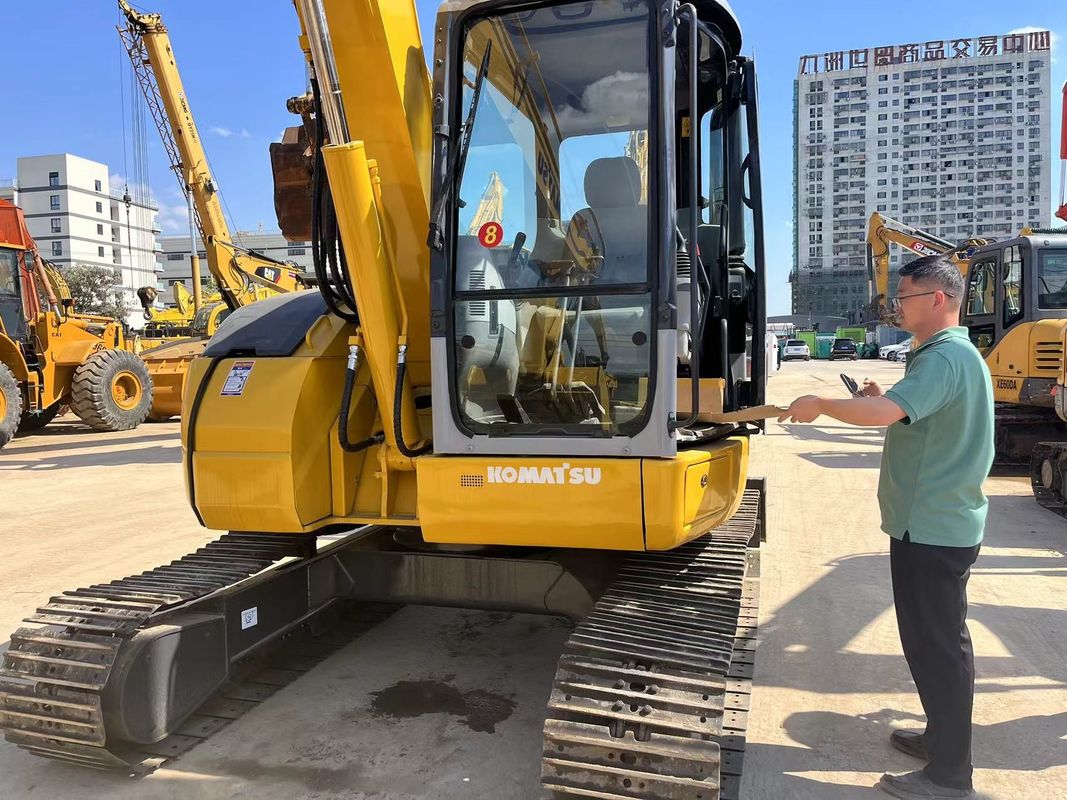 8 Tonnen Gebrauchtkomatsu PC78US-6 Minibagger mit 0,34 m3 Eimerkapazität