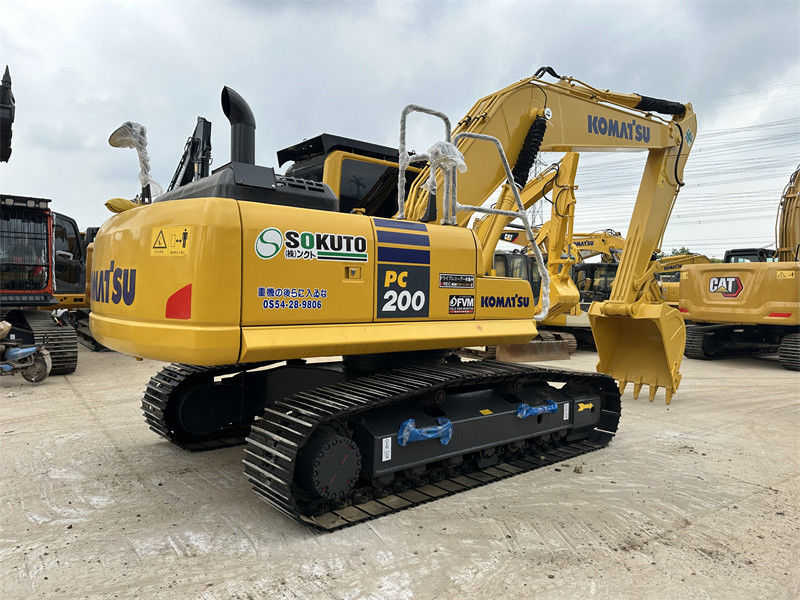 Gebrauchtes Komatsu PC200-8 Gebrauchtes japanisches Bagger exzellenter Zustand mittelgroßer Hydraulikbagger