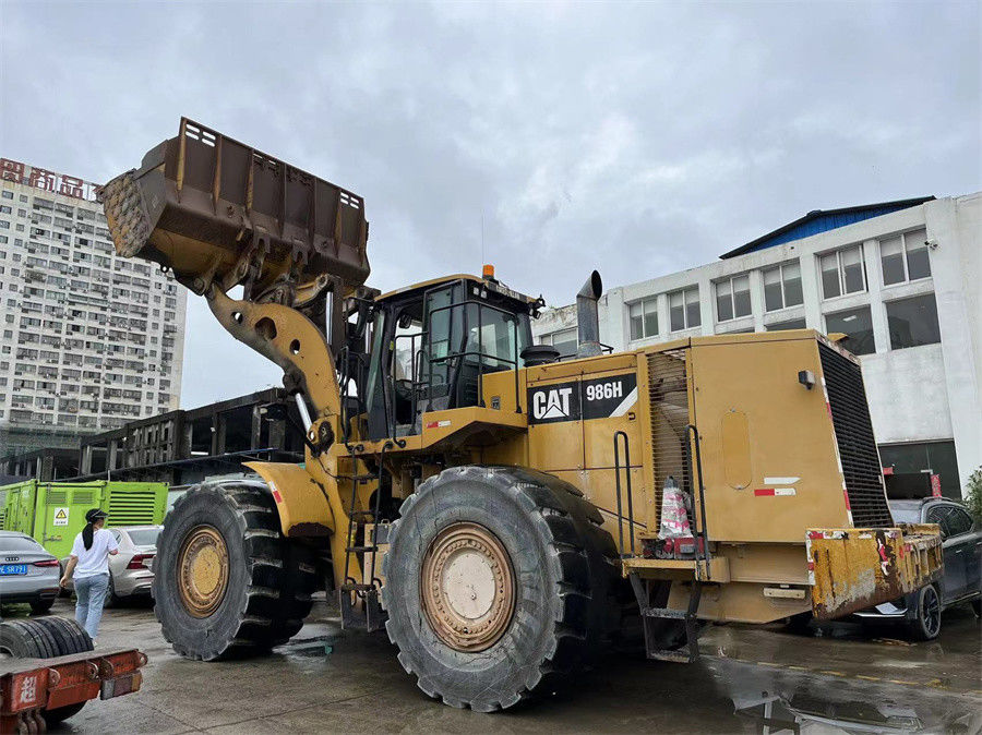 Originalfarbe CAT 986H Vorradlader leistungsstarker Motor C15