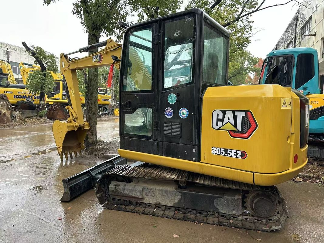 5.5 Tonnen Gebraucht CAT 305.5E Caterpillar 305.5 Mini-Crawler-Exkavator