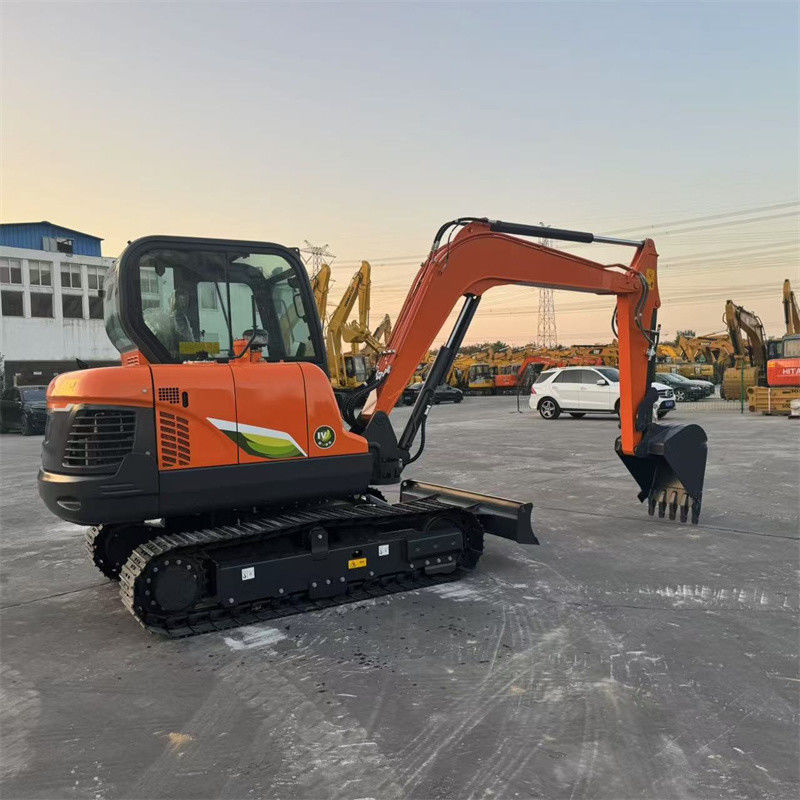 Brandneue Doosan DX60E-10N Minibagger 6 Tonnen Doosan Crawler Bagger