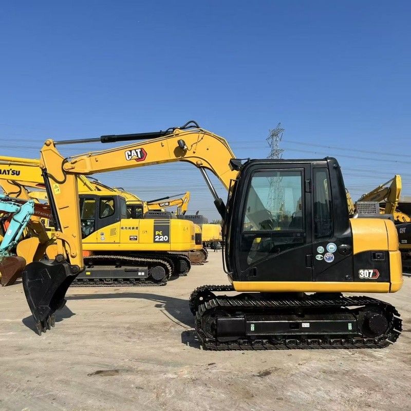 2.83L Verschiebener verwendeter kleiner CAT 307D Bagger mit maximaler Gräbertiefe von 4070 mm
