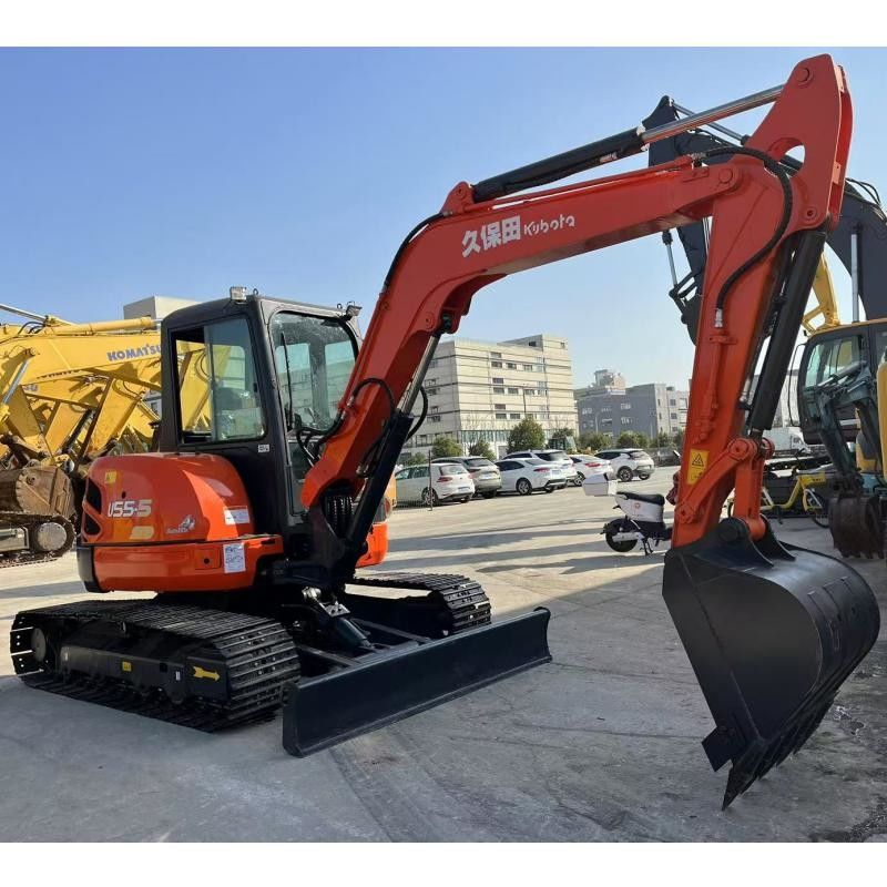 Kubota KX155 Japan Bagger 36,5 KN Eimergräber für den Bau