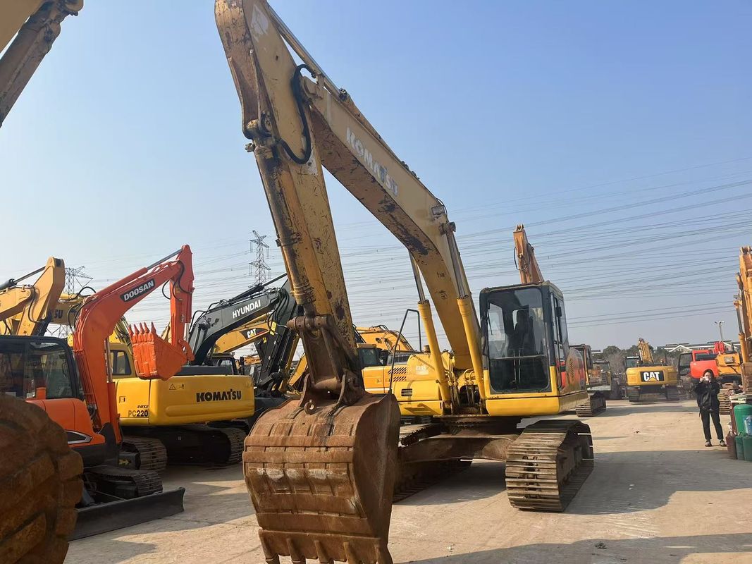 Hochleistungsmaschine PC220-7 für Gebrauchtkomatsu-Exkavator 22 Tonnen Originalkomatsu-Exkavator