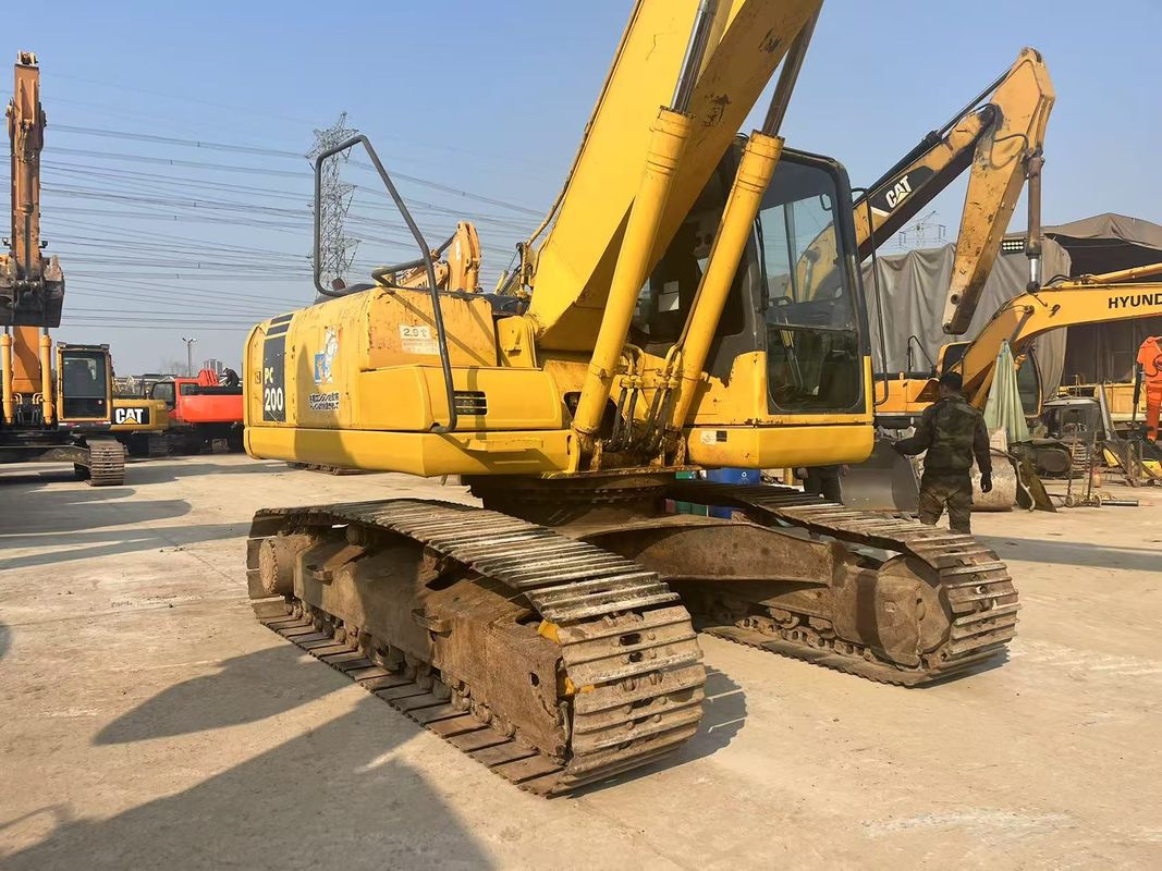 Hochleistungsmaschine PC220-7 für Gebrauchtkomatsu-Exkavator 22 Tonnen Originalkomatsu-Exkavator