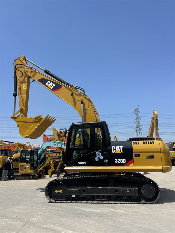Umgefärbt Gebraucht CAT 320D Bagger 20 Tonnen Gebraucht Caterpillar 320D 320C 320DL Bagger