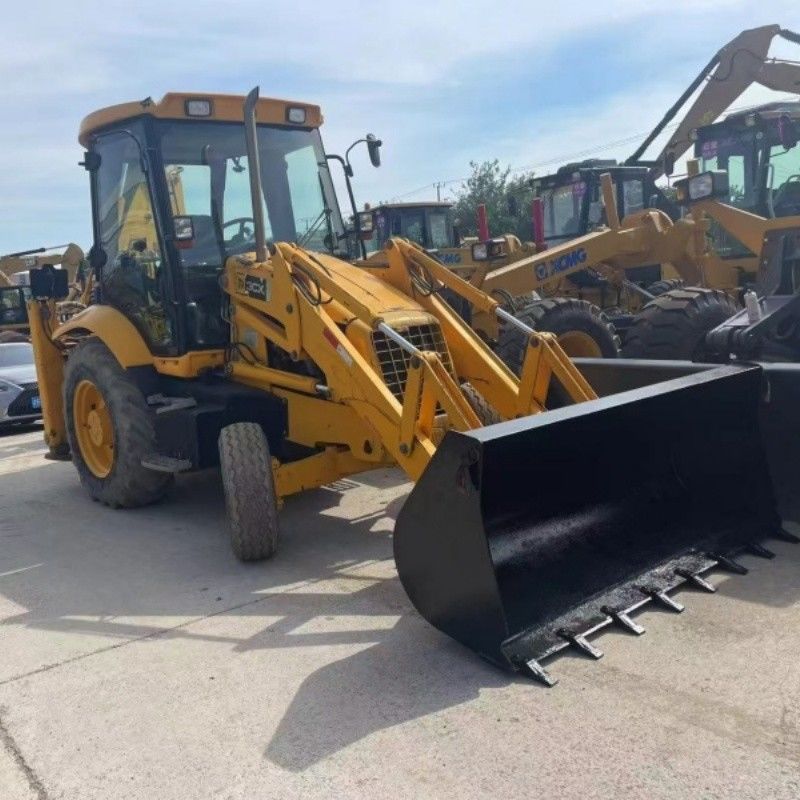 Originalfarbe JCB 3CX Backhoe-Ladegerät 4 Radantrieb für die Ausgrabung und Verladung