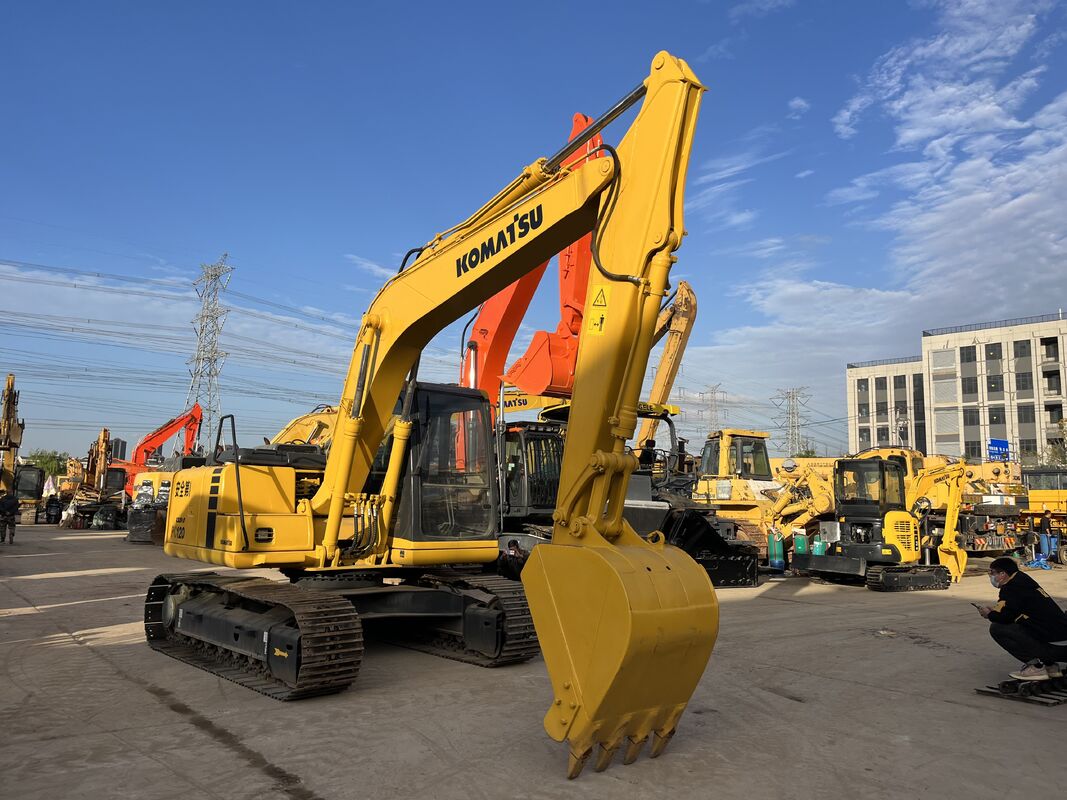 Gebrauchtes Komatsu PC120-6 Hydraulikbagger 12 Tonnen 2015 Modell für den Bau