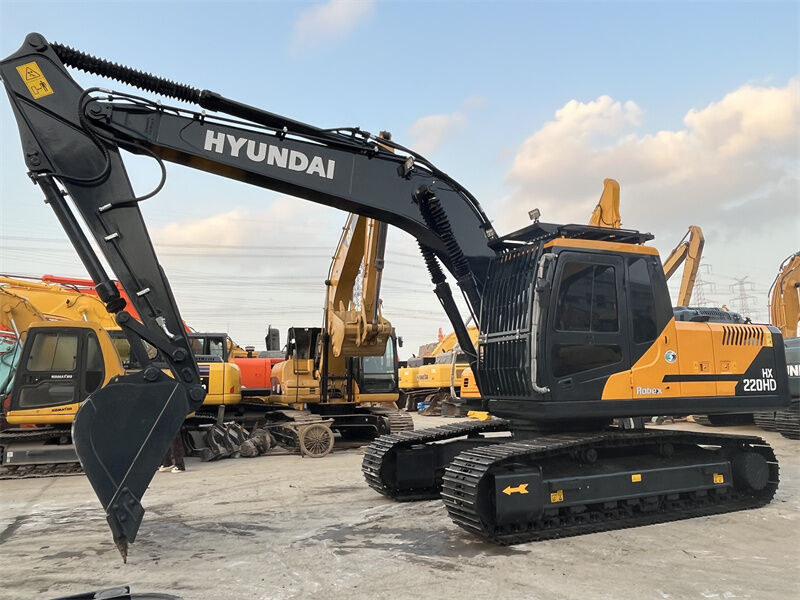 Neues Modell Gebraucht Hyundai HX220HD Bagger 22 Tonnen Gebraucht Hyundai 220 Crawler Digger