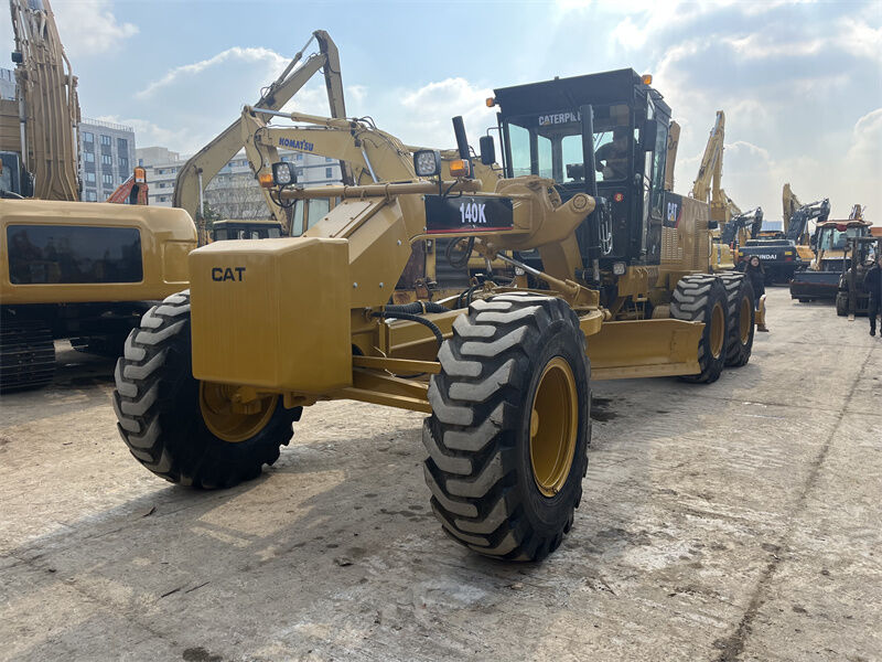 Gebrauchtes Cat 140K Motor Grader mit 164 KW Leistung, Jahr 2021 und Video-Technischer Support