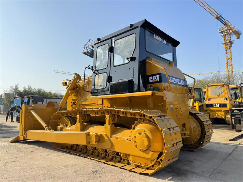 Originalverwendeter CAT D7G Bulldozer mit 3306-Motor, 20230 kg Betriebsgewicht und gerade Neigungsklinge