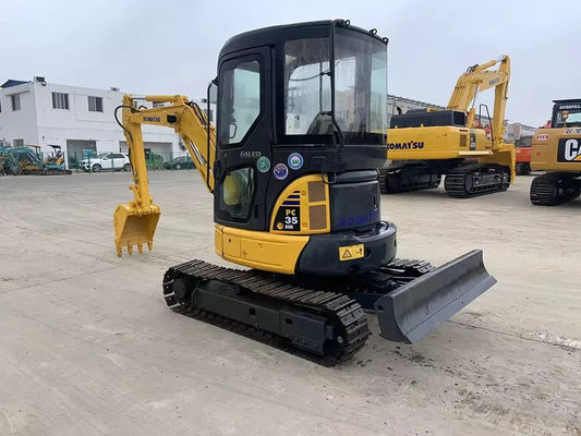 Mini Used Japan Excavator PC35MR-2 benutzte KOMATSU-Bagger PC35