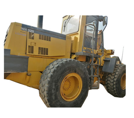 KOMATSU WA320 benutzte die Erde des Rad-Lader-14000KG, die WA320-3 bewegt
