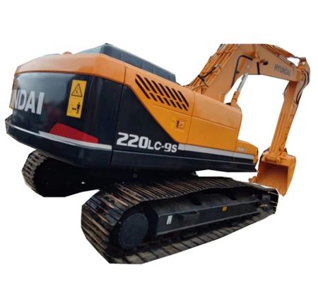 22 Tonne 220LC-9S benutzte Hyundai-Bagger Crawler Backhoe Excavator