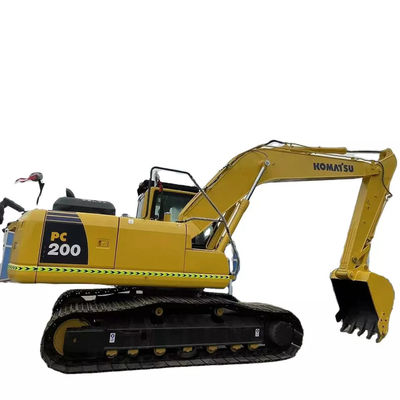 KOMATSU Pc200 8 benutzte KOMATSU-Bagger 20 Tonnen Gelb-