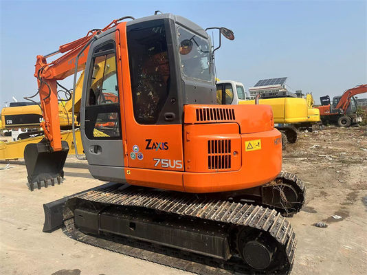 Gebrauchtes Hitachi ZX75US Minibagger Gebrauchtes 7,5-Tonnen-Hitachi ZX75 Minibagger Digger
