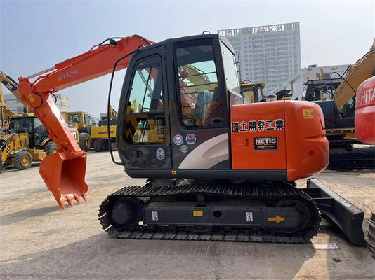 7 Tonnen gebrauchtes Hitachi ZX70 Mini Bagger Bergbaugräber mit Klinge