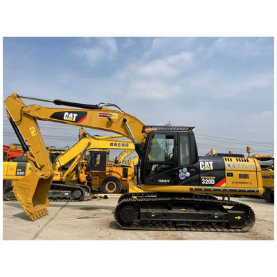 Leistungsfähiger Hydraulik-Crawler Second-Hand CAT 320D Bagger 1082 Stunden
