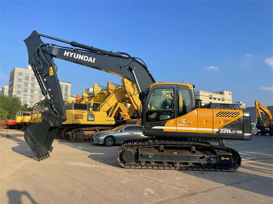 22 Tonnen gebrauchtes Hyundai R220LC-9S Bagger Hyundai 220 Bergbaugraber