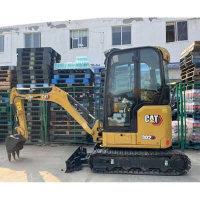 Originalverwendet CAT 302E Mini Digger Caterpillar 302 Mini Crawler Bagger