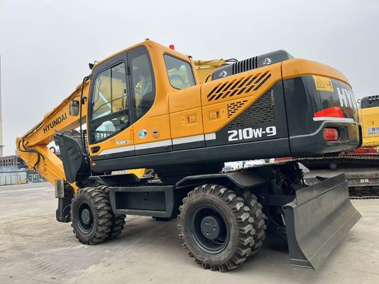 Bewegung Typ Gebrauchtes Hyundai R210W-9 Radbagger 21 Tonnen Gebrauchtes Hyundai Radbagger